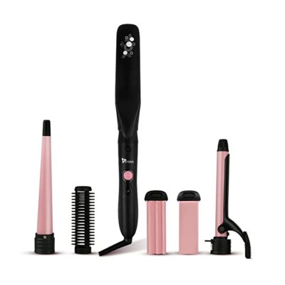 Syska HS5000K Hair Straightener with 5-in-1 Styling kit